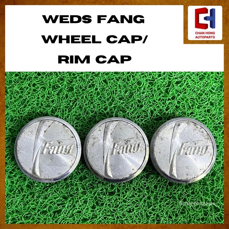 Weds FANG Wheel Cap/Rim Cap [Original from Japan 🇯🇵][Used] | Shopee ...