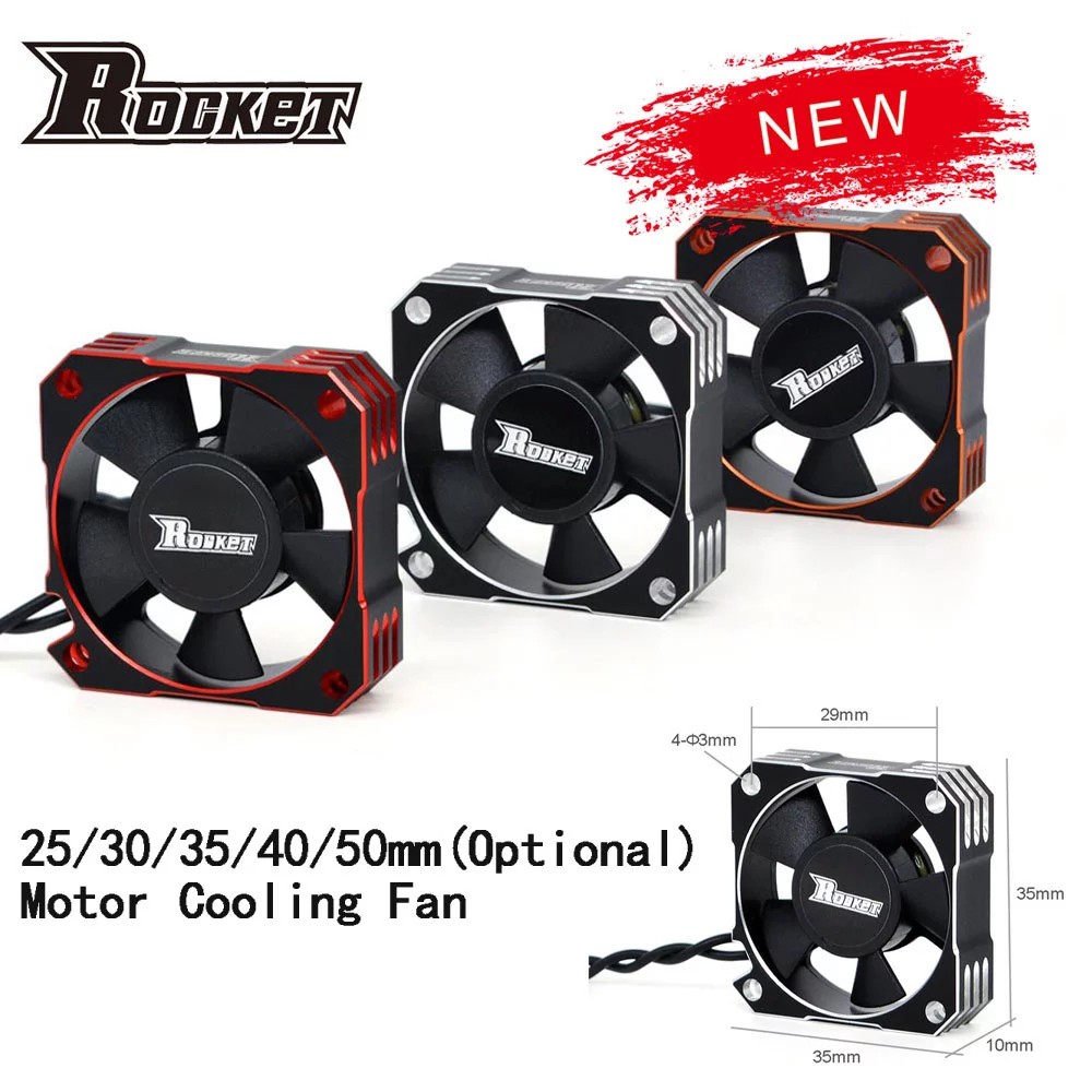 【Sale】Rocket Fan 25mm 30mm 35mm 40mm Metal Motor Cooling Fan Heat ...