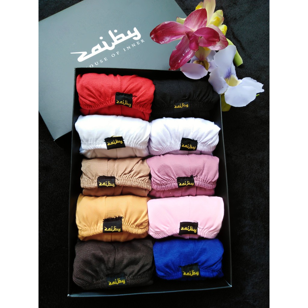 Zaiby Inner/Snowcap Box Set (10 pcs selected colors) | Shopee Malaysia