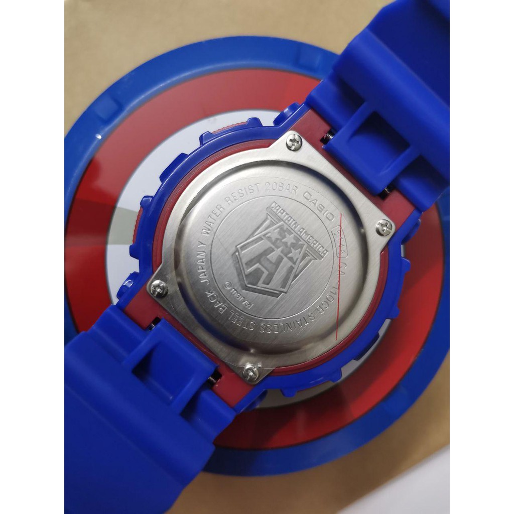 G Shock Marvel Captain America GA110 Limited Edition Shopee Malaysia