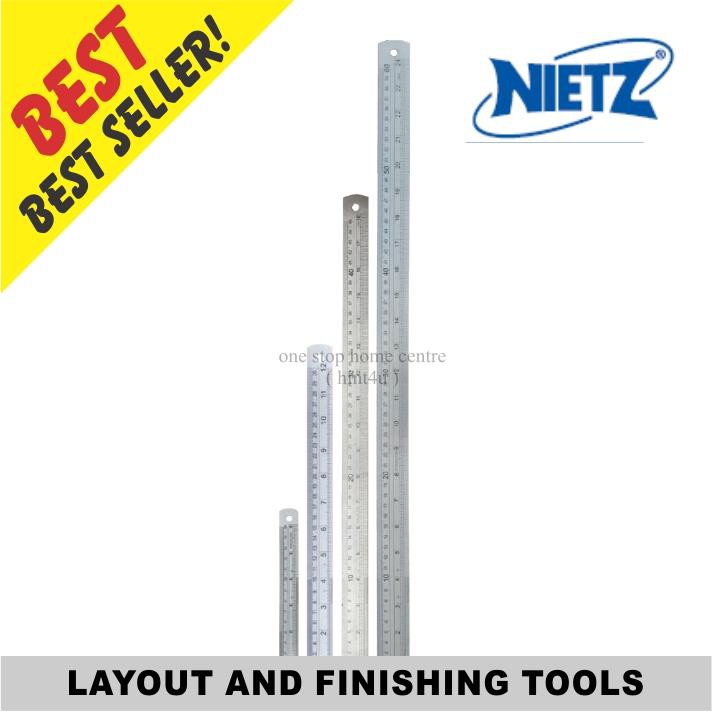 NIETZ Engineer's Steel Ruler 40 Inch (548-15-040) | Shopee Malaysia