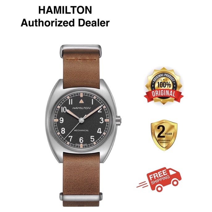 HAMILTON H76419531 KHAKI AVIATION PILOT PIONEER MECHANICAL