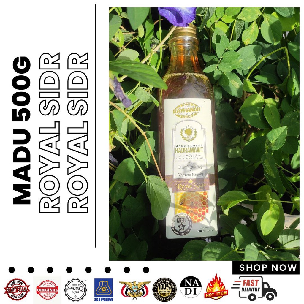 Rayhanah Madu Asli Madu Royal Sidr 500g | Shopee Malaysia