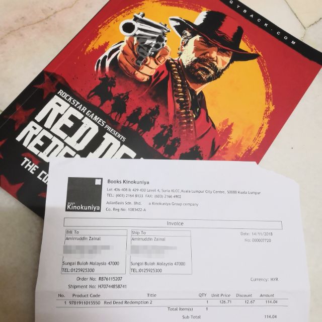 heldig servitrice marathon Official Guide Book Piggyback Red Dead Redemption 2 | Shopee Malaysia