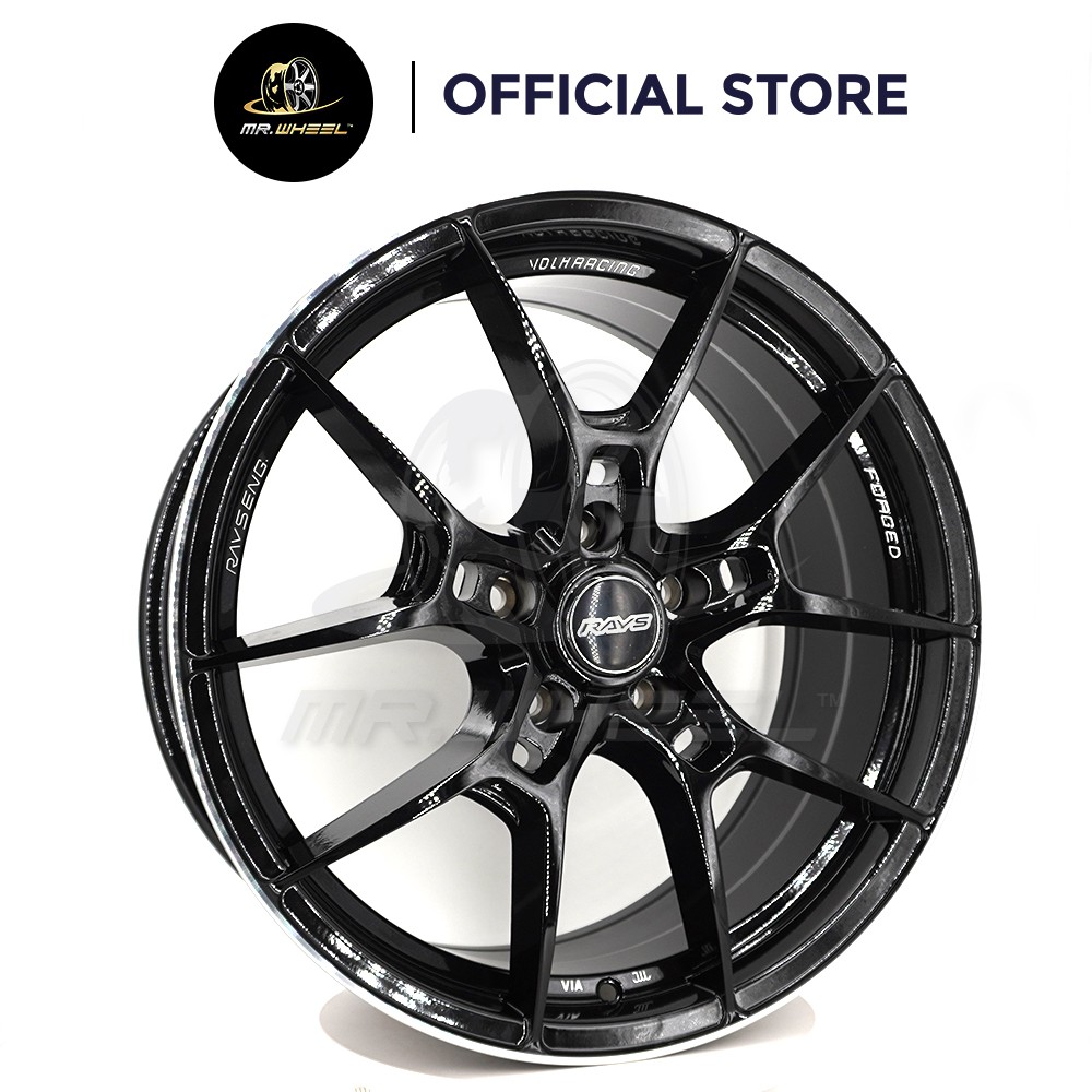 New Sport Rim RAYS G025 18x8 5x114.3 ET35 Gloss Black Lip Polish 18 ...