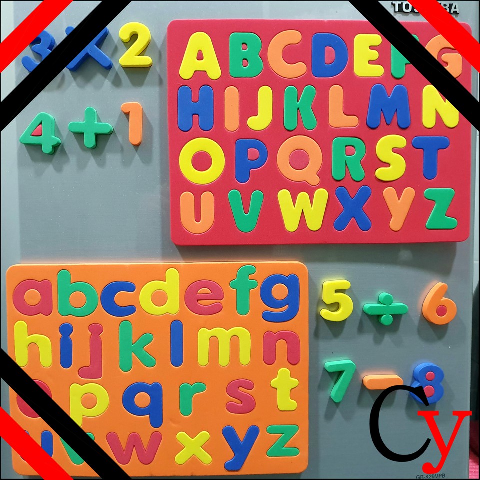 Letters Alphabet / Numbers Soft Foam Fridge (Uppercase