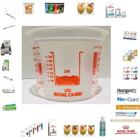 Royal canin cup hot sale size