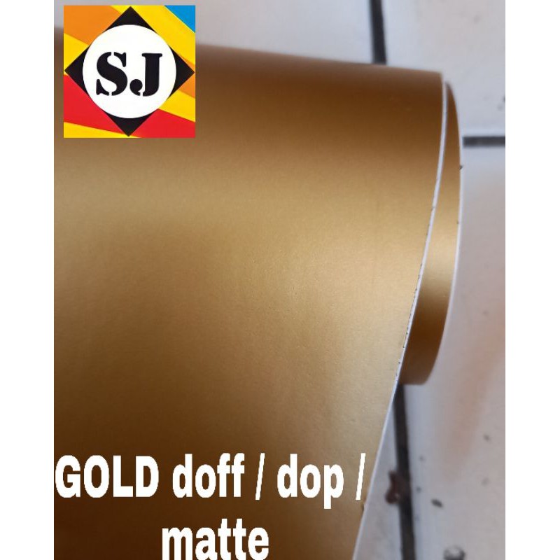 Sticker L45cm X P1meter Sticker Profix Decofix Gold Matte And Glossy Or