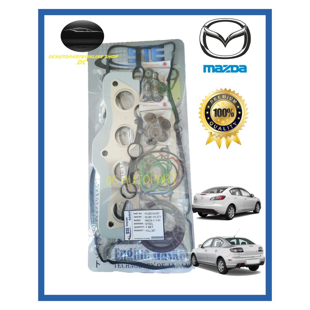 MAZDA 2 1.5 DE MAZDA 3 MAZDA 6 PREMACY 1.6 / 2.0 / 2.3 BK BL Z6 ENGINE