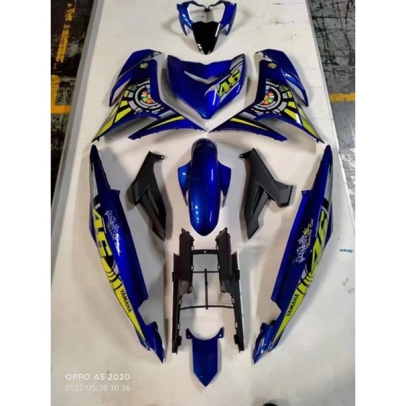 Y15 Y15ZR V1V2 VR46 BODY COVER SER 46 VELOZI COVER SET 2022 | Shopee ...