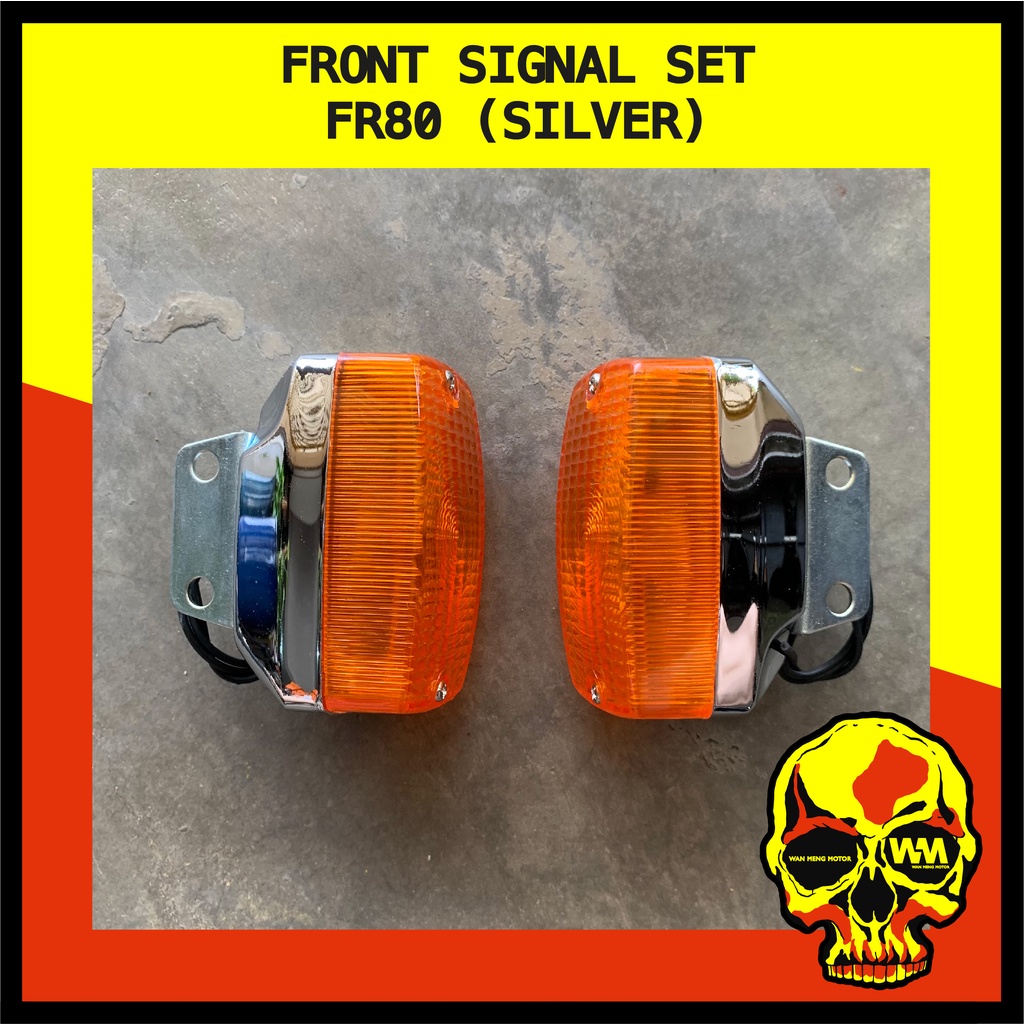 FRONT SIGNAL SET FR80 (SILVER) *READY STOCK* | Shopee Malaysia