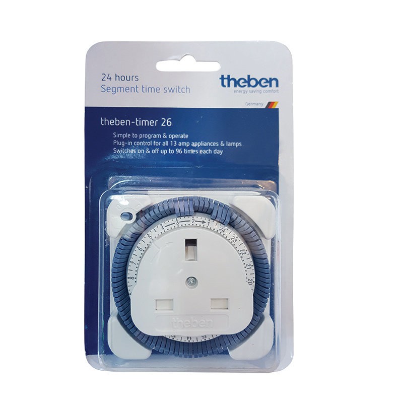 Theben Plug-in 13A 24 hours Segment Time Switch / Timer (Germany ...