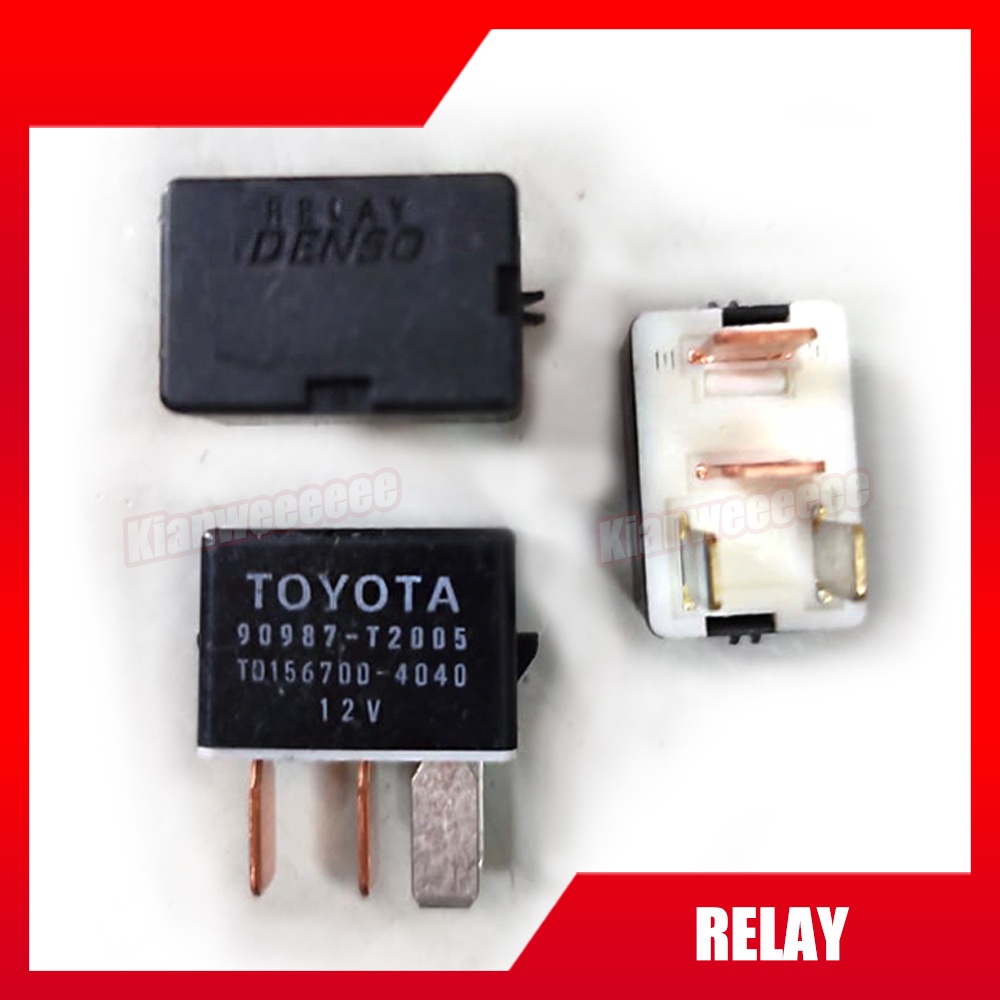 Denso Toyota Perodua Fan Relay Proton Wira Waja Headlamp Relay 12V