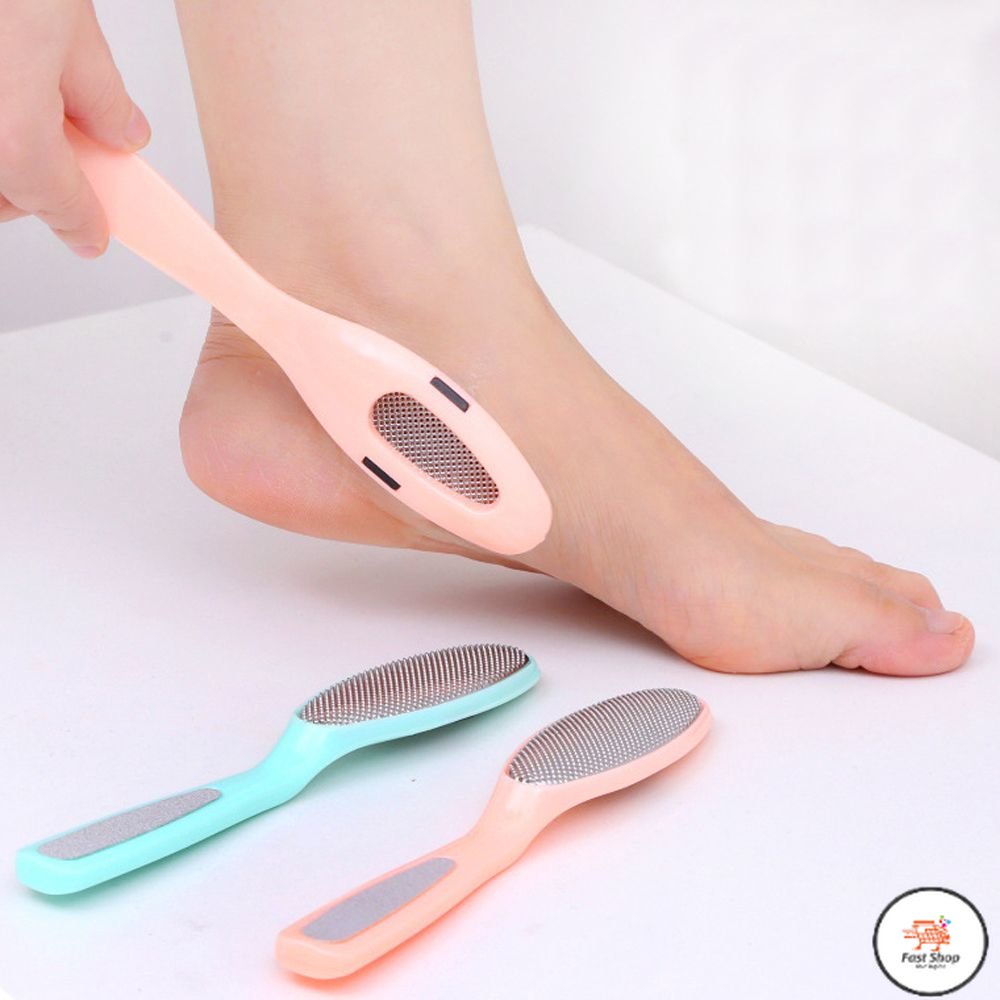 FS Heel Clean Callus Remover Foot Scrubber Pedicure Skin Brush Grater Feet Massage Brushes Tools