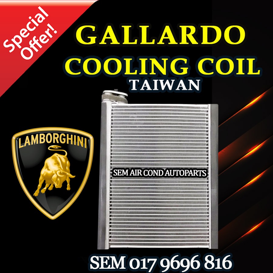 LAMBORGHINI GALLARDO TAIWAN NEW COOLING COIL/ EVAPORATOR (CAR AIRCOND ...