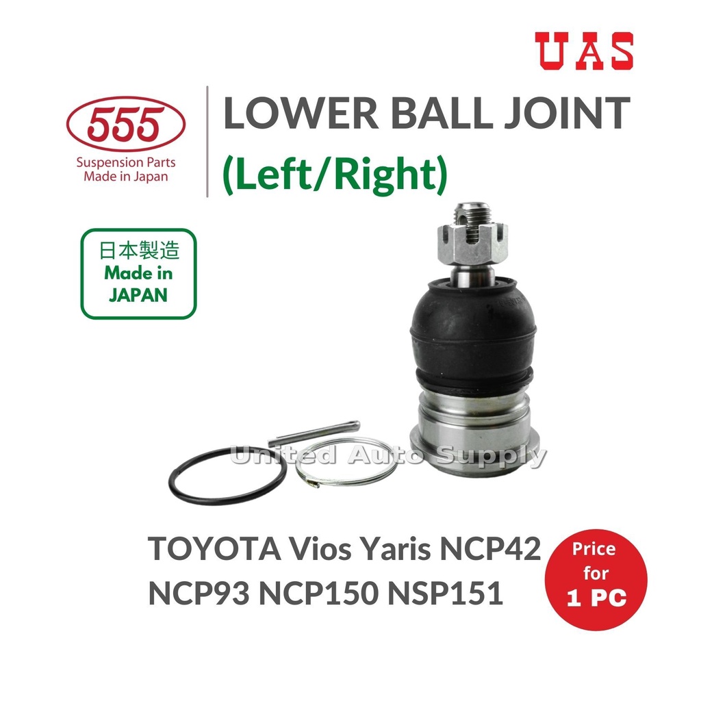 555 Lower Ball Joint (1PC) for TOYOTA Vios Yaris NCP42 NCP93 NCP91 ...