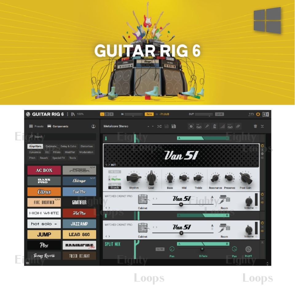 GUITAR RIG 6 PRO NATIVE INSTRUMENTS Digital Download(Full Version
