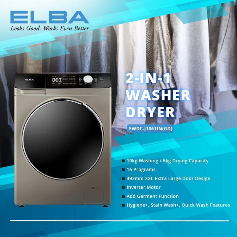 Elba washing deals machine and dryer