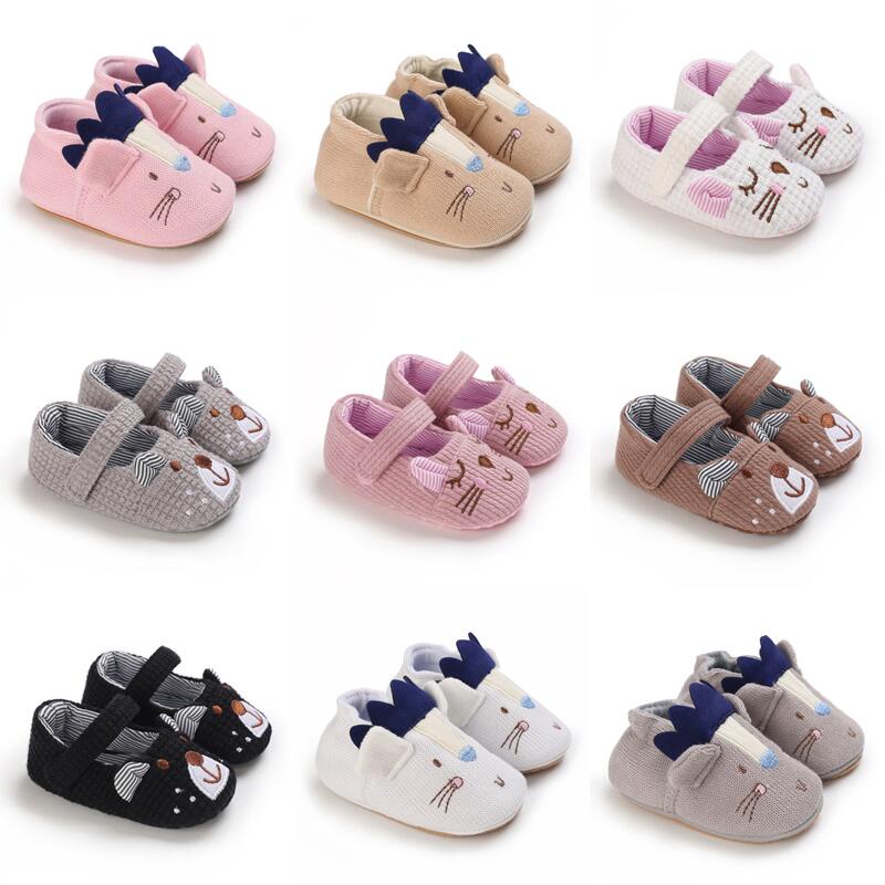 Newborn Cotton Baby Shoes Nonslip Cloth Bottom Shoes Boys And Girls