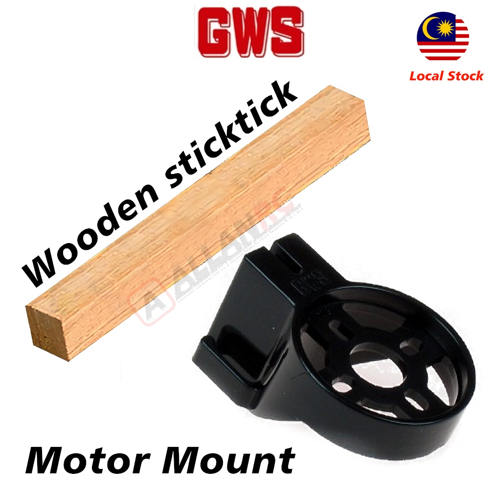 GWS Motor Mount GWEMM28T With Wooden sticktick For RC Aircraft | Shopee ...