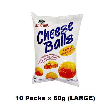 10 Packs Large Oriental Cheese Balls 60g Each HALAL (LOCAL READY STOCKS ...