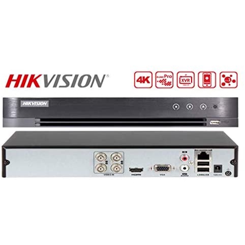 HIKVISION 4-CHANNEL 4K DVR CCTV HIK DS-7204HUHI-K1 4CH Digital Video ...