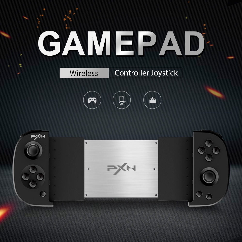 Portable Gamepad Wireless Controller Joystick Phone Holder Mobile Phone ...