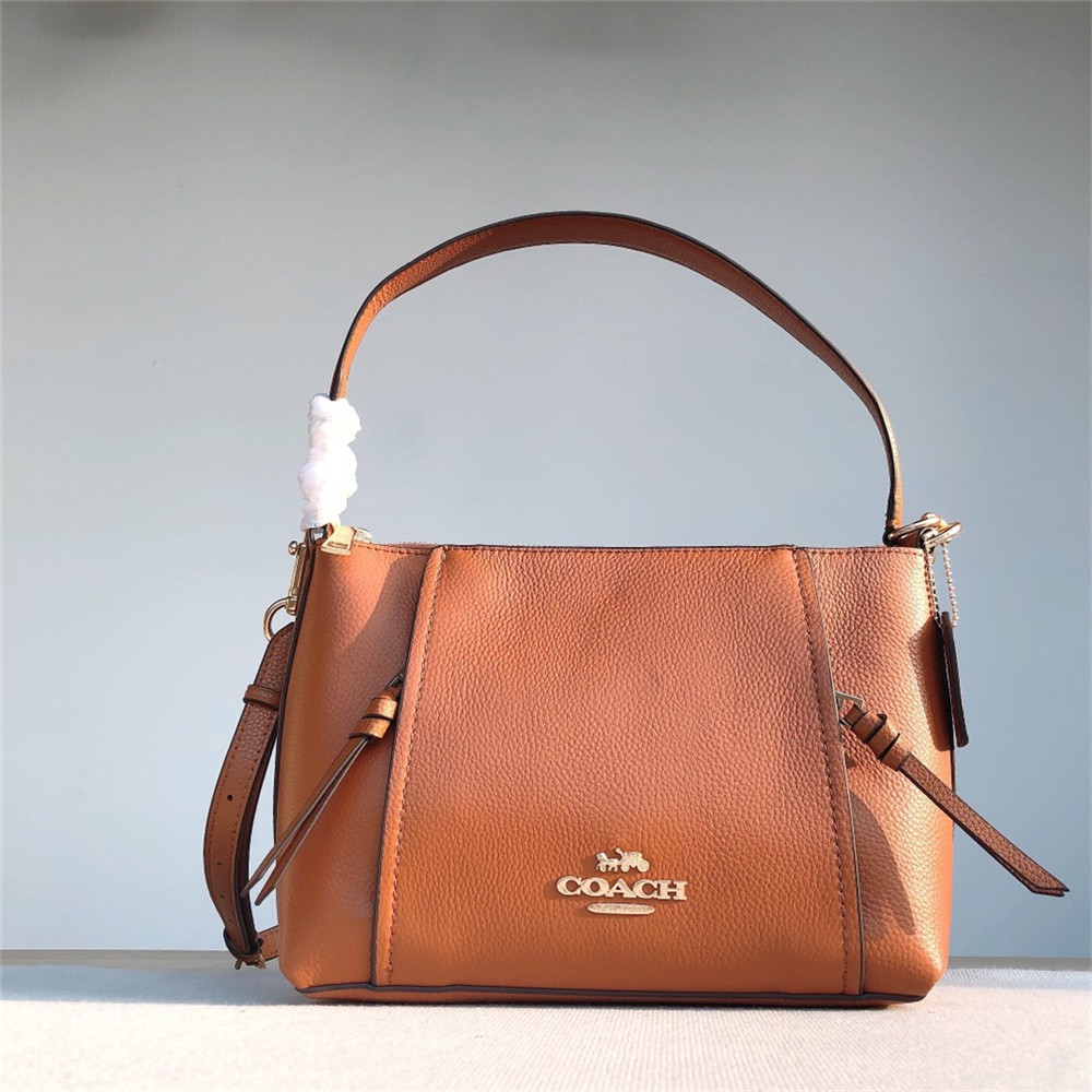 Coach 1600 1597 Small Marlon Shoulder Bag in Signature Canvas Women