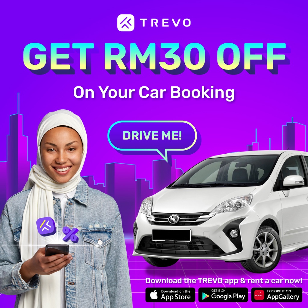 TREVO RM30 OFF Car Rental eVoucher Shopee Malaysia