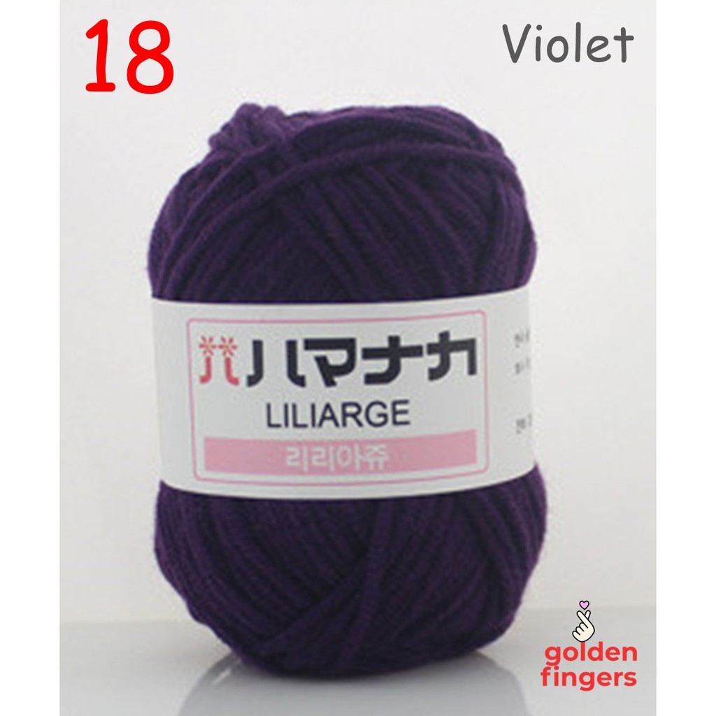(Wholesale) LILIARGE 25grams 4plys Milk Yarn / soft Yarn / Baby Yarn