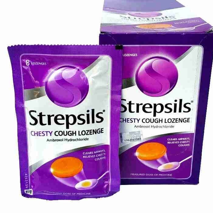 Strepsils Chesty Cough Lozenge 24's (Ambroxol Hydrochloride) | Shopee ...