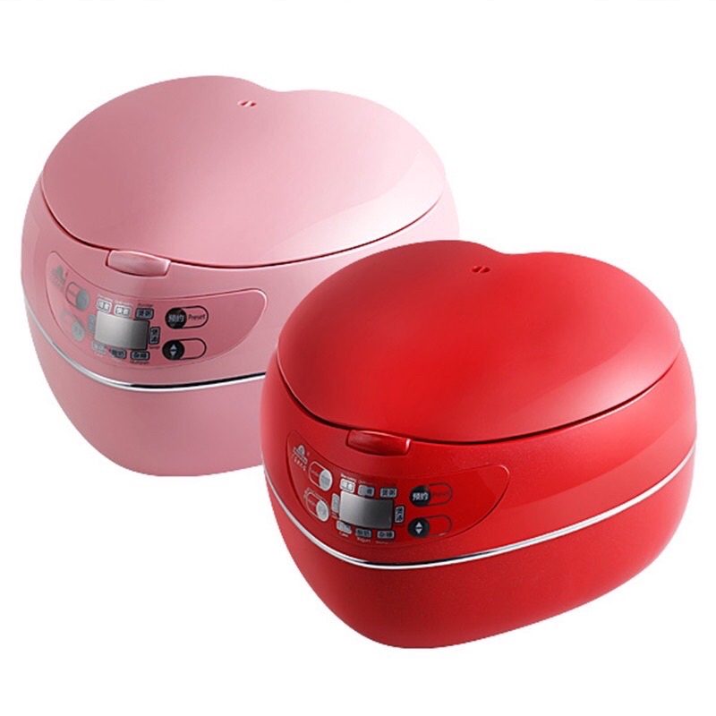 Rice cooker heart pink