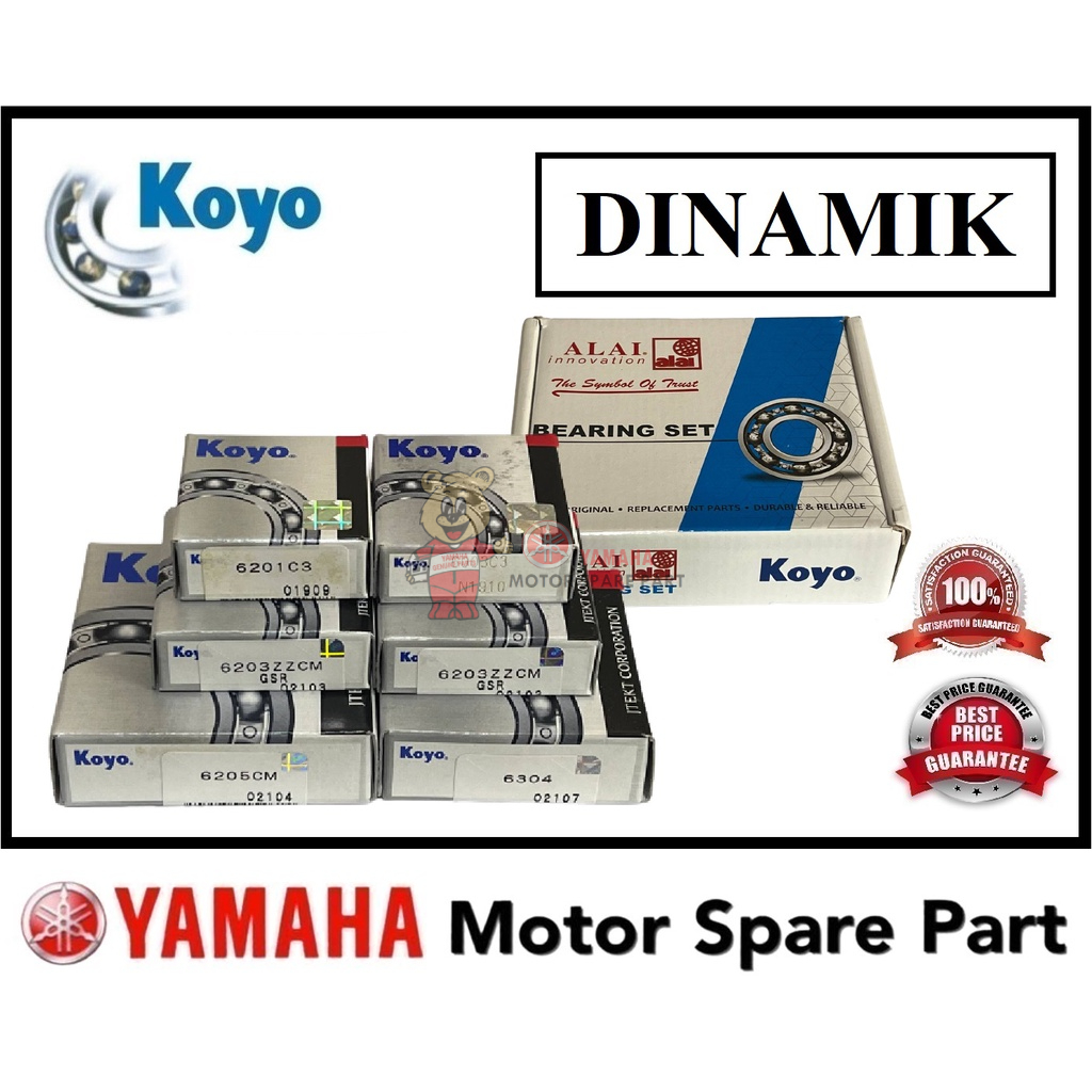 KOYO DINAMIK BEARING SET // COMP COMPLETE ENGINE ENGIN BEARINGS