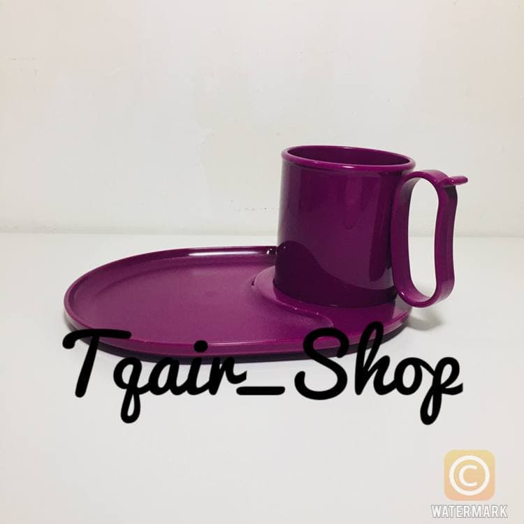Tupperware Microwavable Cawan dan Piring 300ml(2pcs) (READY STOCK ...