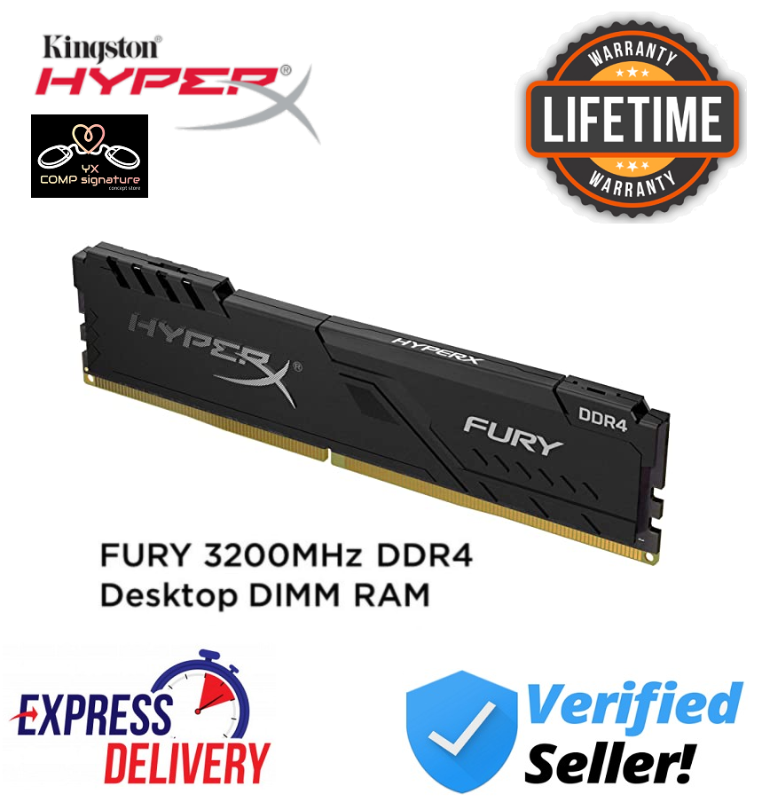 Kingston hyperx fury hot sale ddr4 3200 mhz