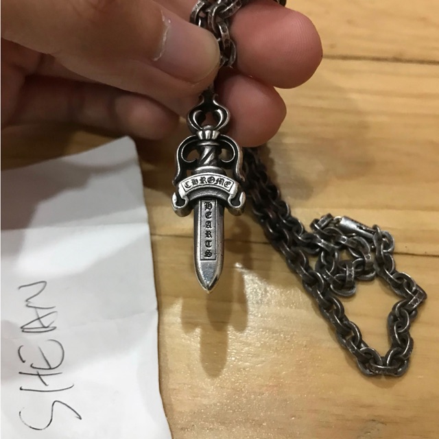 Chrome hearts deals necklace dagger