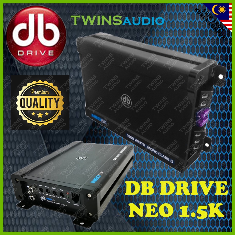Db Drive Neo 1.5K Class D Monoblock Car Amplifier (1500Watts) Shopee