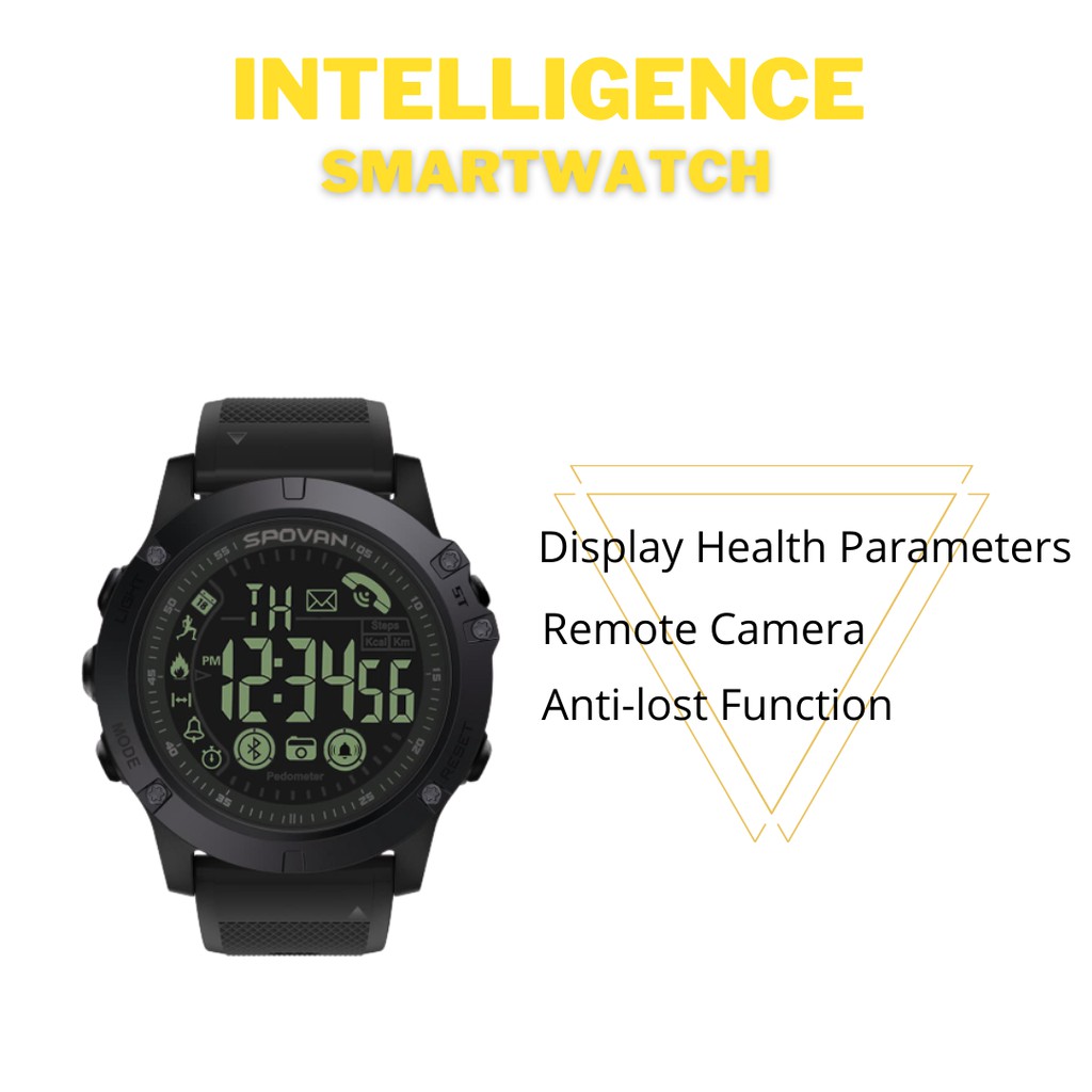 Spovan 1p68 2025 smart watch