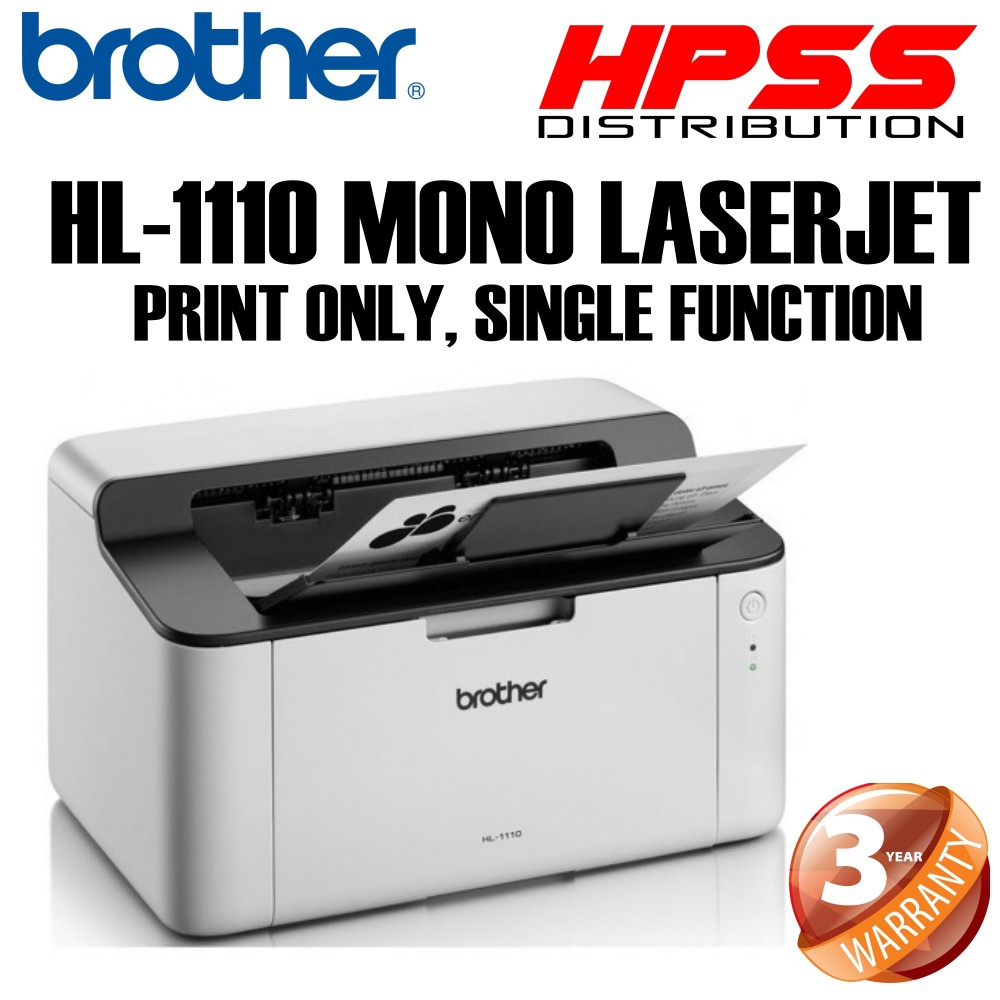 BROTHER HL1110 / HL1210W 1210W HL1110 MONO LASER PRINTER. LIKEM12A