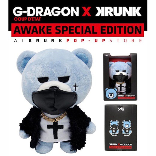 アイドル KRUNK X G-DRAGON AWAKE SPECIAL EDITION KRUNK X G-DRAGON BEAR (AWAKE SPECIAL EDITION) | Shopee Malaysia