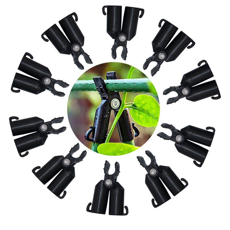 10pc Plant Support Awning Pillars A-Type Clip Fastener Climbing Vine ...