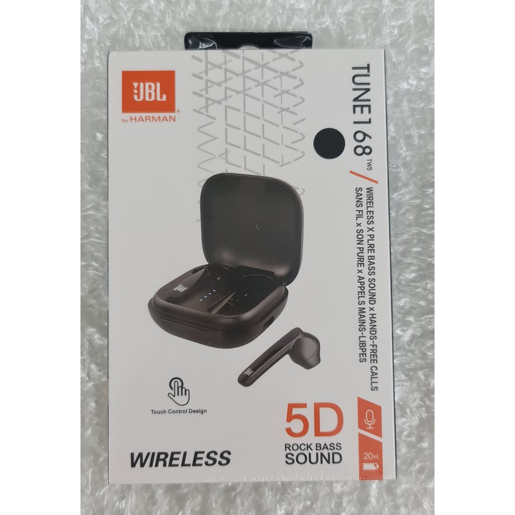 JBL New High Quality Tune 168 TWS Wireless Bluetooth In ear