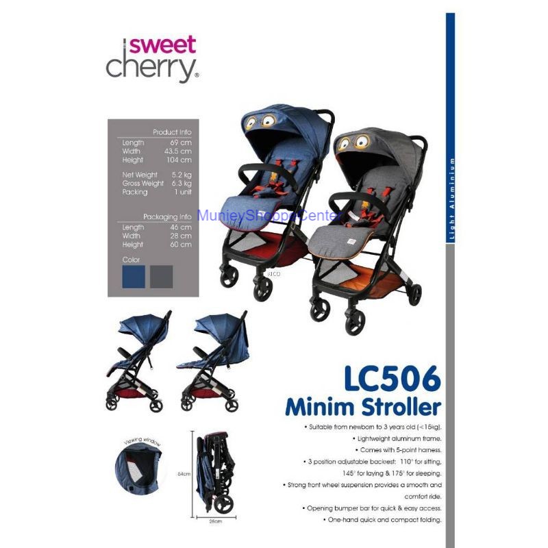 Sweet cherry lightweight clearance stroller