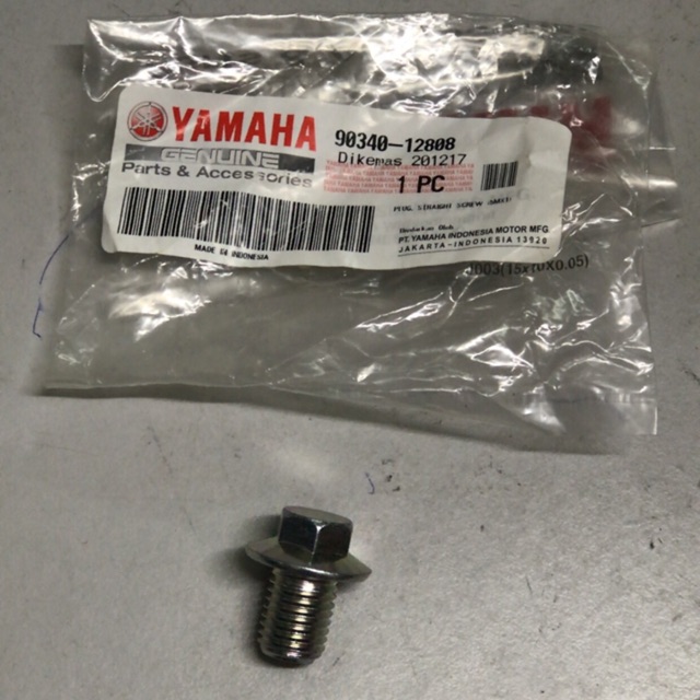 Yamaha R25 Plug Straight Screw oil Original | Shopee Malaysia