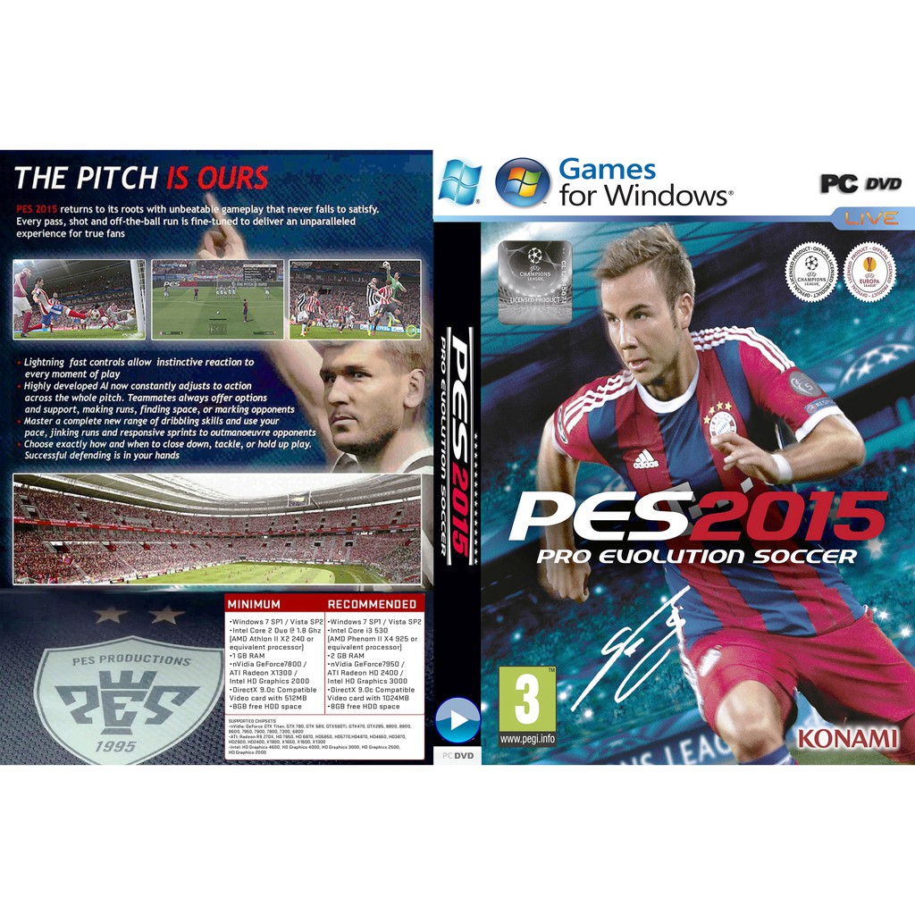 PES 2015 Pro Evolution Soccer 2015 PC GAME [Offline INSTALLATION] | Shopee  Malaysia