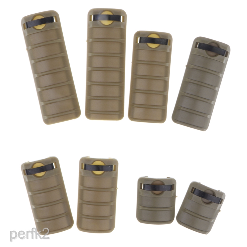 [perfkfcMY] 8pcs Tan Rubber Rail Protector Covers for 20mm | Shopee ...