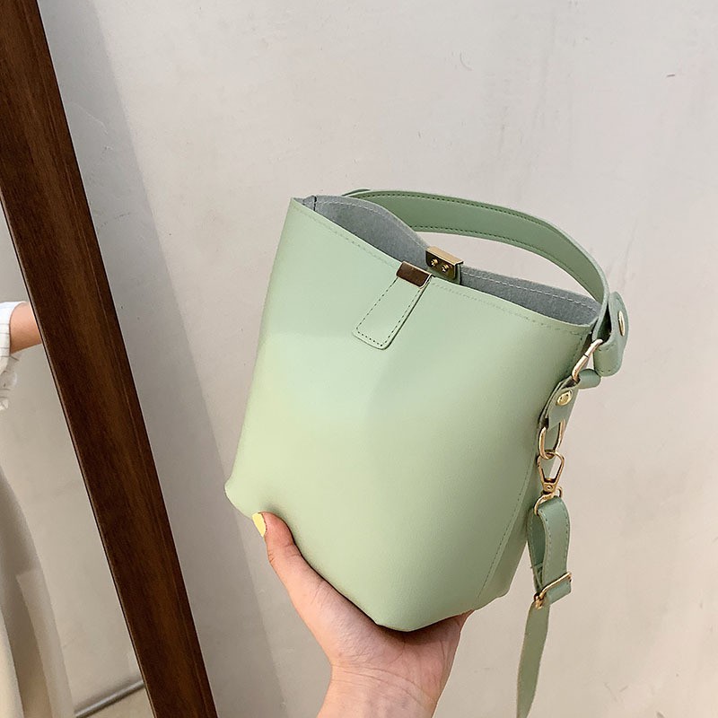[CLEARANCE] Premium Quality PU handbag shoulder sling buckle bag ...