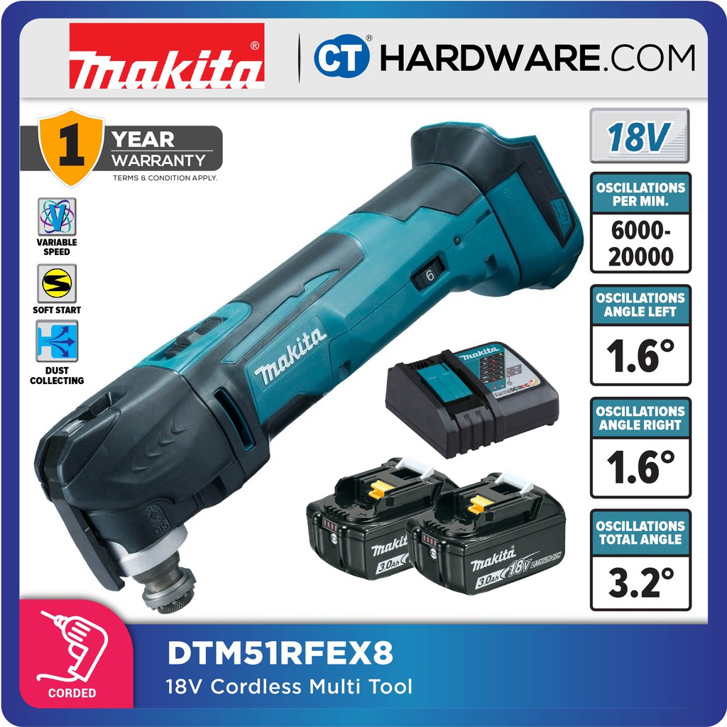 Makita dtm51z best sale with battery