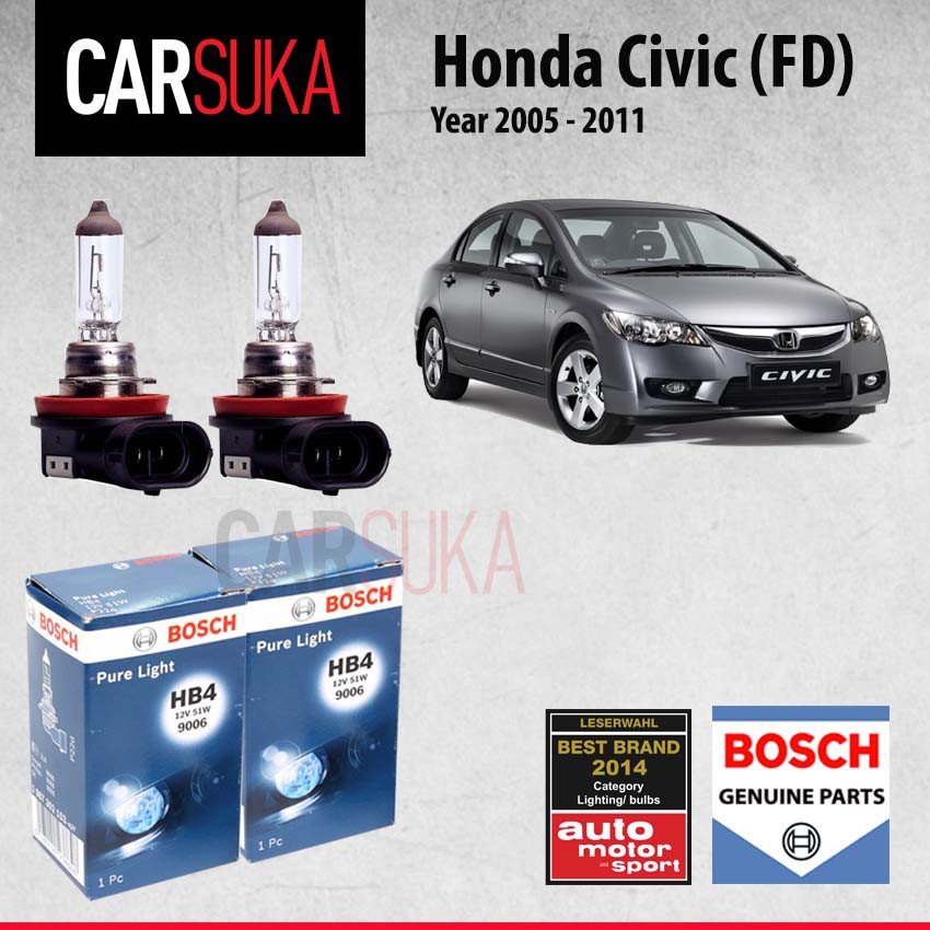 8th gen civic headlight outlet bulb