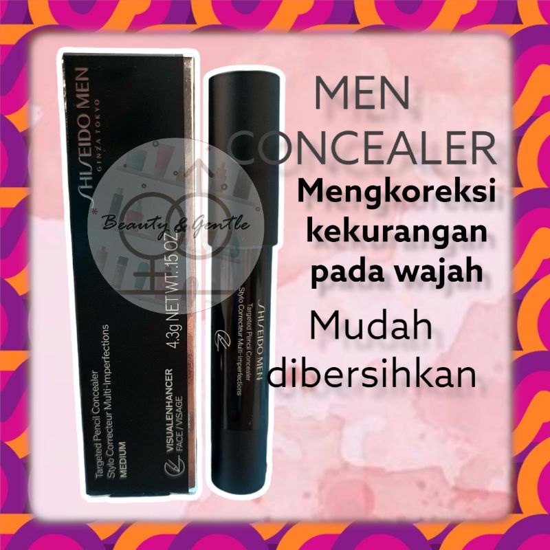 Shiseido Men Targeted Pencil Concealer 4.3gr | Shopee Malaysia